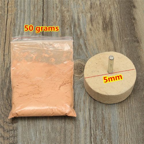 手表玻璃拋光粉的全方位解析 2件套50克粗號+60羊毛輪實戰評測